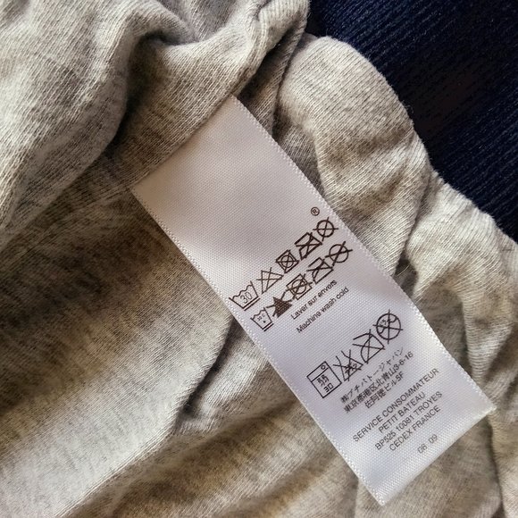 Petit Bateau blue hooded rain jacket kids 6 years-114 cm - Picture 4 of 7